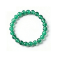 Tải hình ảnh vào trình xem Thư viện, Manjushri Wisdom & Clarity Green Agate Bracelet