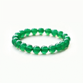 Tải hình ảnh vào trình xem Thư viện, Manjushri Wisdom & Clarity Green Agate Bracelet