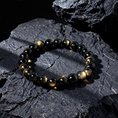 Tải hình ảnh vào trình xem Thư viện, Acalā Vidyārāja Courage & Protection Golden Obsidian Bracelet