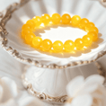 Tải hình ảnh vào trình xem Thư viện, Manjushri Radiant Wisdom&Academic Grow Yellow Agate Bracelet