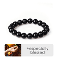 Tải hình ảnh vào trình xem Thư viện, Dainichi Nyorai Inner Sun Black Onyx Bracelet