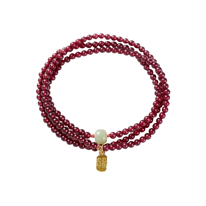 Amitābha Peace & Clarity Agate Bracelet