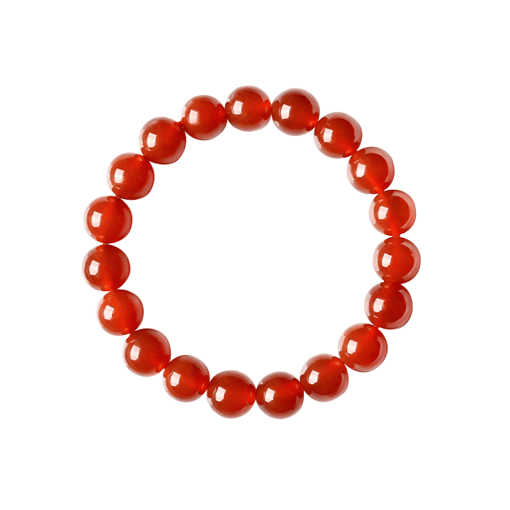 Akashagarbha Infinite Courage Red Agate Bracelet