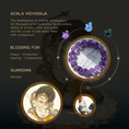 Tải hình ảnh vào trình xem Thư viện, Acalā Vidyārāja Clarity & Determination Amethyst Bracelet
