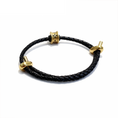 Tải hình ảnh vào trình xem Thư viện, Akashagarbha Infinite Strength Vintage Leather Bracelet
