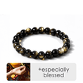 Tải hình ảnh vào trình xem Thư viện, Acalā Vidyārāja Courage & Protection Golden Obsidian Bracelet
