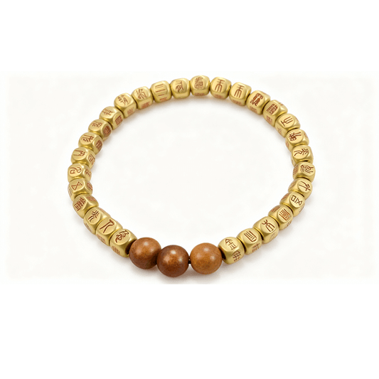 Golden Radiance Mantra Protection Bracelet