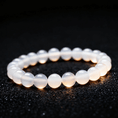 Tải hình ảnh vào trình xem Thư viện, Mahasthamaprapta Strength & Clarity White Chalcedony Bracelet
