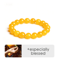 Tải hình ảnh vào trình xem Thư viện, Manjushri Radiant Wisdom&Academic Grow Yellow Agate Bracelet
